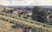 Theodore Robinson From the Hill,Giverny (nn02) painting